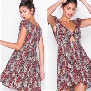 Free People Miss Right Mini Dress floral